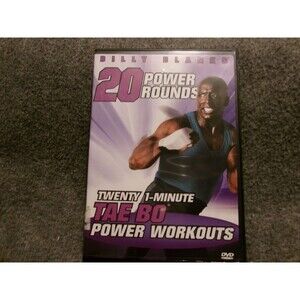 Billy Blanks 20 Power Rounds Tae Bo DVD Exercise Fitness Workout Instruction